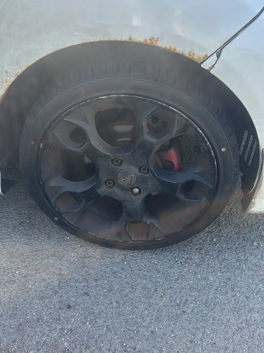 Lyden's photo of his repaired wheel